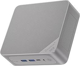 Beelink SER5 MAX Mini PC, AMD Ryzen 7 5800H(up to 4.4GHz) 8C/16T, Mini Computer 16GB DDR4 RAM 1TB NVMe SSD, Mini Desktop Computer 4K 60Hz Triple Screen Display HDMI&DPUSB-C WiFi6 BT5.2 WOL 54W HTPC