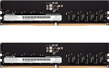 TEAMGROUP Elite DDR5 16GB Kit (2x8GB) 4800MHz (PC5-38400) CL40 Non-ECC Unbuffered 1.1V UDIMM 288 Pin PC Computer Desktop Memory Module Ram Upgrade - TED516G4800C40DC01